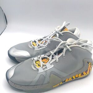 Nike Gray and Yellow High-Top Sneakers